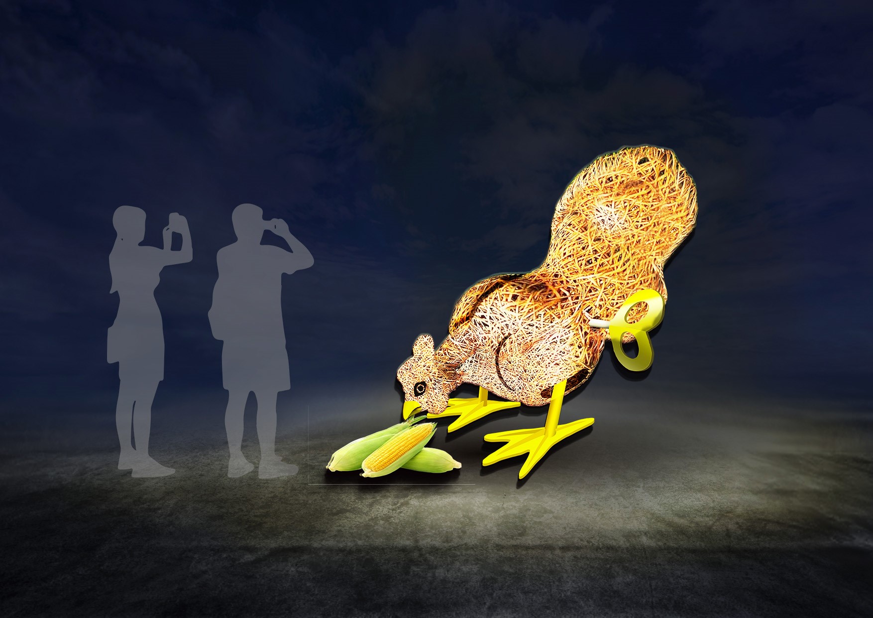 The Swaying Golden Rooster