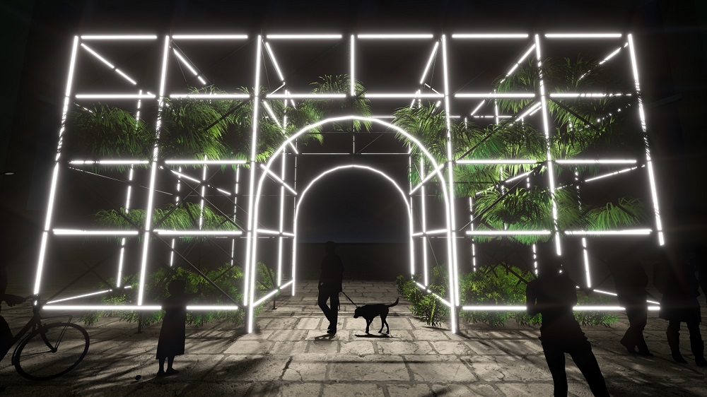 Entrance Feature: Spectrum Arcade