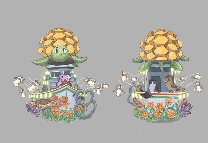 「潮境之菊」金武緣龜(真有緣)