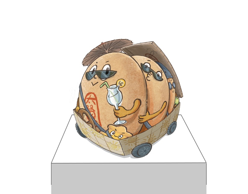 太陽餅不能少了太陽