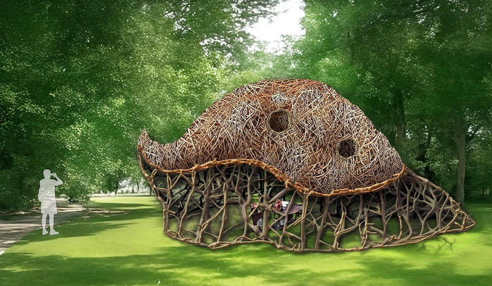 人は草木の間にあり