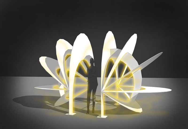 거울 속 꽃, 물 위의 달