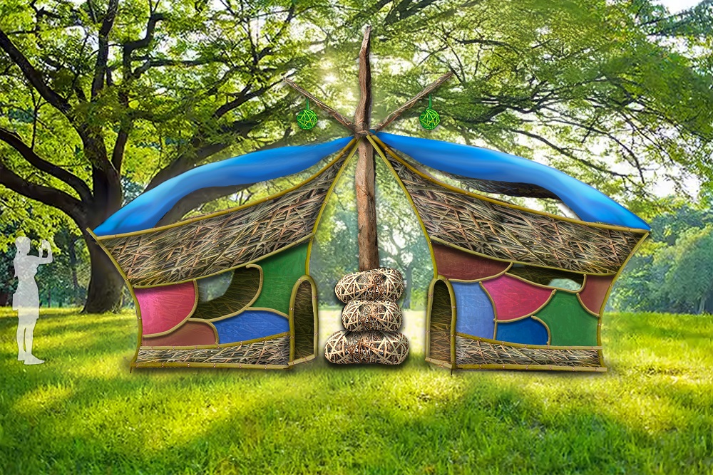 산을 지키는 문